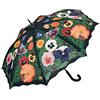 VON LILIENFELD® Ombrello Fiore Viole del Pensiero Tema Pioggia Lungo Automatico Stabile Colorato Donna