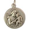 I G J Medaglia di San Giuseppe In Argento Massiccio 925 millesimi - Patrono dei Lavoratori e della Buona Morte e della Chiesa Universale