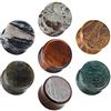 COOEAR 14PC 7 Paia di Tappi per Le Orecchie in Pietra Double Flare Saddle Estensimetri Expander Barelle 2G (6mm) -5/8(16mm).