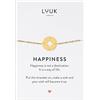 LUUK LIFESTYLE Bracciale in acciaio inossidabile con pendente stella dei venti, bussola, regalo per donne, portafortuna, filigrana e delicata, oro