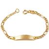 Monde Petit Bracciale per bambini - oro giallo 18k (750) - Scatola Regalo - Certificato di garanzia