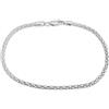 Tuscany Silver Bracciale da donna in argento sterling con catena popcorn 250 19cm/7.5