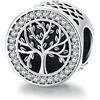 Friggem Charm Ciondoli per Bracciali in Argento Sterling 925 Albero della Vita Bead Charm Compatibili con Pandora e Bracciale Europeo, Gioielli Regalo per Donne Ragazza Mamma (B-Albero della Vita Bead Charm)