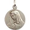 I G J MEDAGLIA DELLA MADONNA ADDOLORATA (MATER DOLOROSA) IN ARGENTO MASSICCIO 925