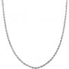 Monde Petit Catena salomonico - oro bianco 18k (750) - Scatola Regalo - Certificato di garanzia