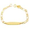 Monde Petit Bracciale per bambini - oro giallo 9k (375) - Scatola Regalo - Certificato di garanzia