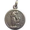 I G J Medaglia di San Francesco D'Assisi con il Lupo Massiccio 925 millesimi - Patrono d'Italia e D'Europa