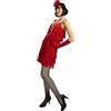Funidelia | Costume Charleston anni 20 rosso per donna taglia M Anni 20, Cabaret, Gangster, Decenni - Multicolore