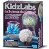 4M 00-03917 KidzLabs Scienza dei Cristalli | Kit Esperimenti Scientifici STEM per Bambini | Fai Crescere Cristalli Colorati e Luminescenti | Gioco Educativo Divertente e Didattico