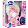 CHICCO (ARTSANA SpA) Chicco Gioco Orso Arcobaleno Rosa, Proiettore per Bambini, Giocattolo Musicale con Proiezione Arcobaleno, Modalità Personalizzabile