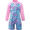 HOUSTAR Costume Sirena Bambina, Vestito Sirena Bambina con