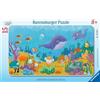 Ravensburger - Puzzle Cuccioli di Mare, Collezione Puzzle Incorniciati, 15 Pezzi, età Raccomandata 3+ Anni