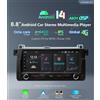 XTRONS AUTORADIO GPS Android 14 BMW E46 WiFi 4G CARPLAY AUTO XTRONS PX8446BLHGS 4GB+64