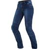 SHIMA Sansa Jeans Moto Donna - Pantalone Transpirante, Elasticizzati, vestibilità Regolare con Strato in Kevlar, Protezioni CE per Ginocchia e Fianchi (Blu, 30)