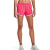 Under Armour Pantaloncini da Corsa Fly By 2.0, (683) Pink Shock/White/Reflective, S Donna