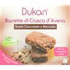 DUKAN Barrette di Crusca d'Avena Gusto Cioccolato e Nocciola 6 barrette da 25 grammi