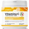 VITATIV Vitamina C in Polvere Pura 300g | 1000mg per Dose | Acido Ascorbico Ultrafine | Supporto Sistema Immunitario e Stanchezza | 300 Dosi | VITATIV