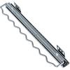Wenko 5972100 Elemento Estraibile per Armadio per Appendere Vestiti e Camicie per 8 Camicie, Metallo Cromato, 3 x 5,5 x 35 cm, Argento Lucido