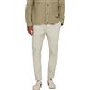 Only & Sons Uomo O&S Pantaloni Rilassati in Tessuto Comodi in Lino e Cotone Pantaloni ONSLINUS da Uomo con Coulisse, Colore:Verde, Taglia Pantalone:L