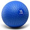 Yes4All JCT9 Slam Balls 6,8 kg, blu, palla medica riempita di sabbia senza rimbalzo, adatta per l'allenamento e la forza