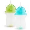 Munchkin 2 Pack Tazze Cannuccia Click Lock Bambino | 296ml | Verde/Blu