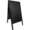 SECURIT LAVAGNA NERA A CAVALLETTO 69x125cm SANDWICH Securit