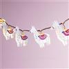 Lights4fun - Catena di 10 Luci LED Bianco Caldo con Lama di Metallo a Pile per Camerette dei Bambini