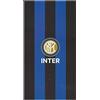 Inter Telo Mare in Spugna, 70X140, Logo Inter, 100% Cotone, Prodotto  ufficiale, Grafica Nerazzurra