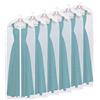 Niviy 60 x 160CM Copriabiti Con Cerniera Antipolvere Traslucido per Abiti Copri Abiti Antipolvere per Vestiti Antipolvere Impermeabili e Anti umidità per Vestito Da Sposa 6pcs Bianco