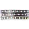BTF-LIGHTING Strip Led WS2812b Indirizzabile Individualmente 1m 60Leds Retro Flessibile PCB Nero Colore Dream IP67 Impermeabile DC5V