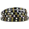 BTF-LIGHTING WS2812B RGB 5050SMD Indirizzabile individualmente 5M 30Pixels/m 150Pixels Flessibile PCB nero Colore pieno LED Pixel Striscia Dream Color IP30 Non impermeabile Solo DC5V