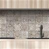 ADesign 32 Pz Adesivi per Piastrelle Bagno e Cucina 15 x15 cm Autoadesivo Decorazione Adesivo murale in PVC Impermeabile Adesivi Pavimento Parete mattonelle mosaico stile /T1015