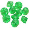 Generic Polyhedral Dice Set, 10 Pack for DND, MTG, RPG, Dungeons and Dragons Dice Game, Table Games, Acrylic Dice