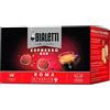 Bialetti Caffè d'Italia, Box 48 Capsule, Roma, Intensità 9, Compatibili con Macchine Bialetti sistema chiuso, 100% Alluminio