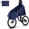 LAMA Poncho da Bicicletta, Mantello da Ciclismo Giacca da Pioggia Impermeabile Mantelle Leggero Riutilizzabile Poncho da Pioggia da Ciclismo per Bicicletta Ragazzi Ragazze Uomini Donne Adulti