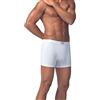 o-day Liabel | 6 Boxer Uomo Cotone Elasticizzato Mutande Uomo Cotone Traspirante Set Mutande Uomo Colorati Bianco Nero e Colorati Underwear Uomo Kit Boxer No Stress (5XL, Bianco)