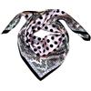 LORENZO CANA elegante Foulard in seta, con stampa elaborata, 100% seta, 70 x 70 cm, colori armonici, foulard donna, 89050