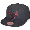 Mitchell & Ness Uomo Snapback Caps Solid Teams Siren Chicago Bulls