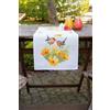 VERVACO Centrotavola Punto Croce Con Tela Aida PETTIROSSI E FIORI Biancheria Da Tavola Set Fai Da Te Creativo Punto Croce Contato Kit 32 x 84 cm Hobby Creativi Adulti Casa Decor Cross Stitch Runner