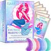 IDUCEN Patch sotto gli occhi (18 paia), gel per gli occhi con collagene marino naturale e acido ialuronico, maschera per gli occhi perlati per occhi gonfi, occhiaie e borse, antietà