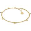 SERASAR Cavigliera Acciaio Chirurgico 316L Donna - con Placcatura 18k in Oro/Nero/Rosa, da di Lunghezza Regolabile, Idea Regalo per Gioielli Moglie, Fidanzata e Amiche