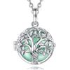 EUDORA Harmony Ball Collana Chiama Angeli Gravidanza Ciondolo Per Donne incinte, Collana Albero della vita ciondolo con musicale Sfera per Futura Madre Regalo Gioielleria