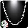QUADRI - Collana Uomo Argento 925 Modello Fubano - Idea Regalo Collana Argento Uomo e Donna Larghezza 5 mm - Lunghezza 41 cm - Made in Italy