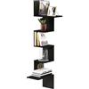 Furinno Rossi Libreria, Marrone (Columbia Walnut), 5 livelli rettangolari