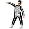 Ciao- Scheletro costume travestimento tuta bambino (Taglia 7-9 anni)