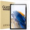 ProCase (2 Pezzi) ProCase Pellicola Protettiva per Samsung Galaxy Tab A8 2021 SM-X200/ X205, Vetro Temperato Ultra Sottile per 10,5 Pollici Tablet [Alta HD Trasparenza, Anti-Graffi/Agli Urti]