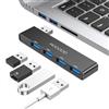 MOGOOD Hub 3.0 Ultra-Slim per Laptop - Adattatore Multi-Porta USB, Stazione Dati [Carica Non Supportata] - Compatibile con PC Windows, Mac, Stampante, Flash Drive