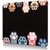 CHUQING Mouse Pad - Tappetino mouse piccolo, 240 x 200 mm, Mousepad con motivo a zampa di gatto