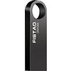 FISTAD Chiavetta 32GB USB 2.0 Impermeabile Flash Drive 32GB Mini Pendrive Metallo 32gb Memoria Stick Per PC, Laptop, ecc (Grigio)
