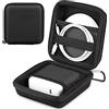 FINPAC Custodia Rigida per Caricatore di MacBook Air/Pro, Portatile ElettronicaPortaoggetti Borsa Cover per MacBook Charger/Magic Mouse/Cavo, Organizer per Viaggi Accessori, (Black)